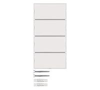 Hager 80164780-4-Step Keyboard, S/B, White/Polar White