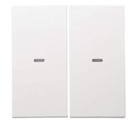 Hager 80960399 - 2-phase button, S/B, matt polar white