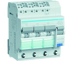 Hager Adapter, Plastic, White, Small