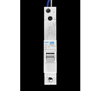 Hager ADN110 AC Class Domestic Electronic RCBO, 1 Pole, 1 Module, Type B, 6 kA Breaking Capacity, 30 mA Sensitivity, 10 A Current