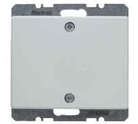 Hager Arsys - Blind Plate with Screwed Frame Polar White