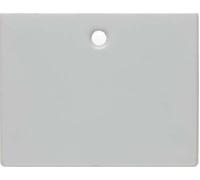 Hager Arsys Central Plate for Pull and Push Button Polar White