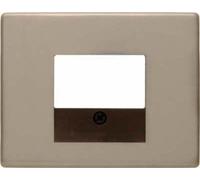 Hager Arsys - Central Plate TAE Socket with ROTULO Metal Bronze