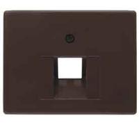 Hager Arsys - Central Plate with 1 Toma Marron