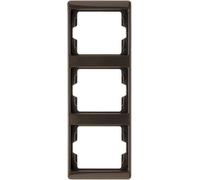 Hager Arsys - Frame 3 Elements Vertical Marron
