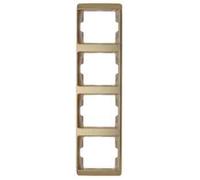 Hager Arsys - Frame 4 Elements Vertical Gold