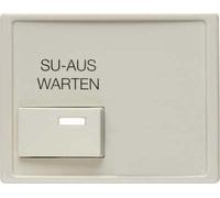 Hager Arsys - Lid with Push Button Confirmacion Glossy White