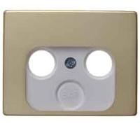 Hager Arsys - Plate TV-FM Gold Metal