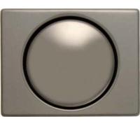 Hager Arsys - Plate with Button Regulator Metal Bronze Clear
