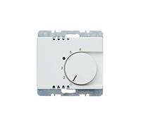 Hager Arsys Room Thermostat with Switch Polar White Brightness