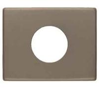 Hager Arsys Telephone Plate and Fuse Holder Metal Bronze