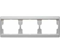 Hager Arsys White Frame Polar 3 Elements Horizontal Plastic