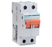 HAGER (AUT.+Rest) - Hager mn Series - Automatic Switch mn Bipolar 16a Curve-c