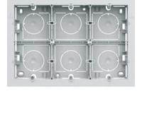 HAGER (AUT.+REST) WXA686T Gallery Caja 16M montaje superficie Alu power type, Multicolor