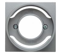 Hager b1 Central Plate Aluminium
