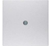 Hager B1 - Central Plate Socket Telephone Aluminium