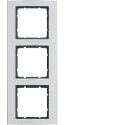 Hager B3 - 3 Elements Aluminium Frame