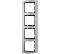 Hager B3 - 4 Elements Aluminium Frame