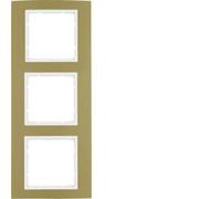 Hager B3 - 80 x 80 Frame 3 Elements Gold