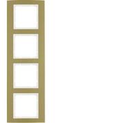 Hager B3 - 80 x 80 Frame 4 Elements Gold