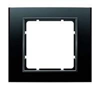 Hager B3 - Frame 1 Element Black Aluminium Anthracite