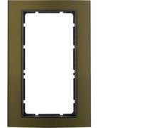 Hager B3 - Frame for Keyboard KNX Aluminium Marron Anthracite