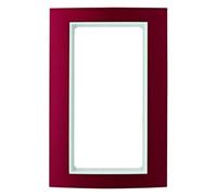 Hager B3 - Frame for Keyboard KNX Aluminium Red White Polar