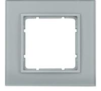 Hager B7 - Frame 1 Element Glass Aluminium