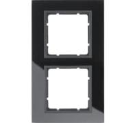 Hager B7 - Frame 2 Elements Glass Anthracite