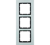 Hager B7 - Frame 3 Elements Aluminium/Anthracite Matt