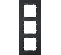 Hager b7 - Frame 3 elements matt anthracite