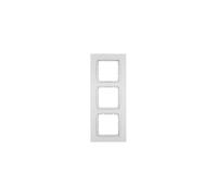 Hager B7 - Frame 3 Elements Matte Aluminium