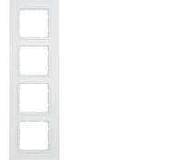 Hager B7 - Frame 4 Elements White Polar Matte