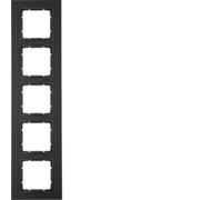 Berker B.7 Five Frame Charcoal Matt 10156626