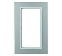 Hager B7 - Frame for Keyboard KNX Aluminium/Polar White Matte