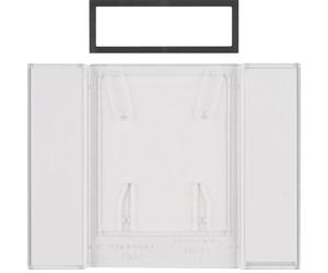 Hager Berker B.IQ 4-Gang Button Field Transparent Clear - 75900081