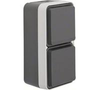 Hager Berker Berk Schuko 47703525 2-Way AP Socket