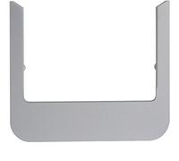 Hager Berker Design Window Rounded Aluminum - WD1153
