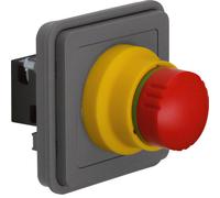 Hager Berker Emergency Stop Switch W.1 Gray - 44713512