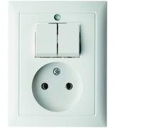 Hager Berker S.1 Series Switch Socket Outlet Without Earth Contact - 6143658989