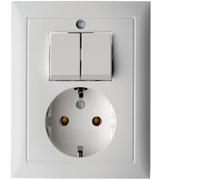 Hager Berker S1 Series Switch Socket Outlet With Cover Plate - 6143551949