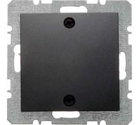 Hager - Blind Plate with Frame Screwed B1/B3/B7 Anthracite