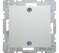 Hager - Blind Plate with Frame Screwed S1/B1/B3/B7 Polar White