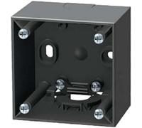 Hager - Box Mounting Surface 1 Element with Clamp Anthracite matt