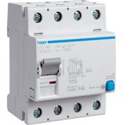 Hager CDC690 125A 3P+N 30mA Type AC RCCB