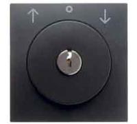 Hager - Central Plate Salt/Key/Centre B1/B3 Anthracite