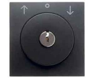 Hager - Central Plate Salt/Key/Centre B1/B3 Anthracite