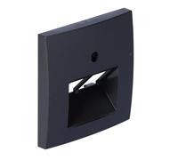 Hager Centre Plate for Double Connector B1/B3/B7 Anthracite