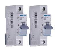 Hager Circuit Breaker - MBN116 1 Pin 16 A Pack of 2)