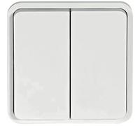 Hager cubyko - Toggle Switch Insert Waterproof White